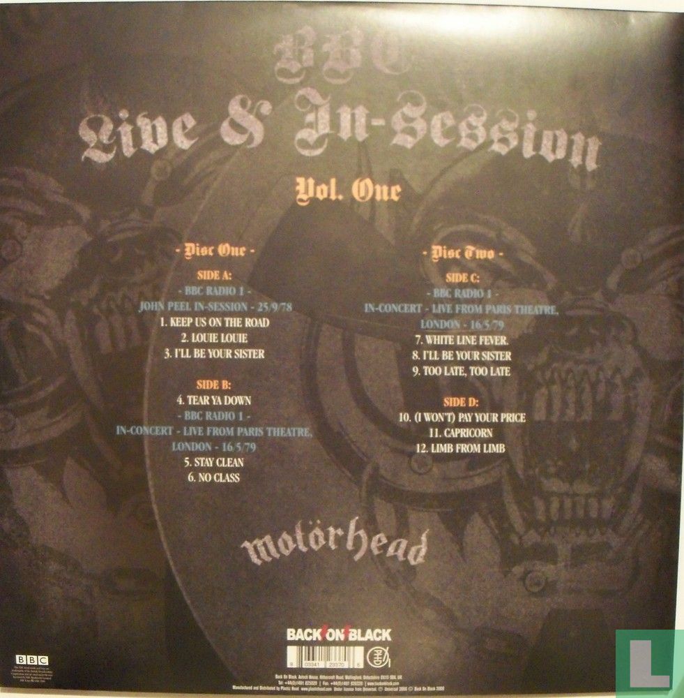 BBC Live & In-Session - Vol. 1