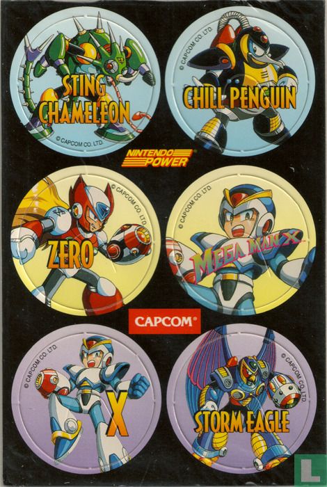 Mega Man X Promo Pogs
