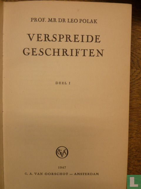 Verzamelde werken 1