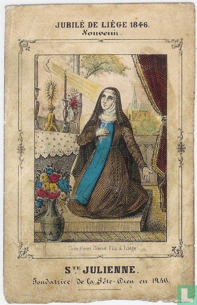 Ste Julienne - Jubilé de Liège 1846