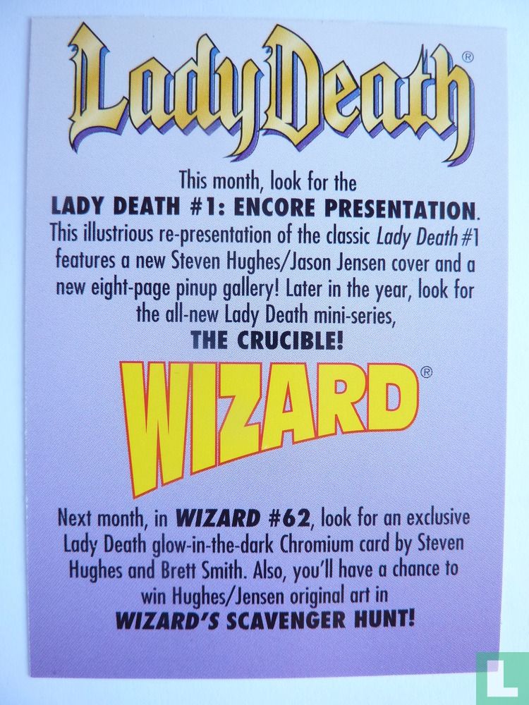 Wizard promo card