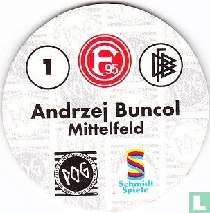 Andrzej Buncol Autogrammkarte Fortuna Düsseldorf 1994-95 Original Signiert