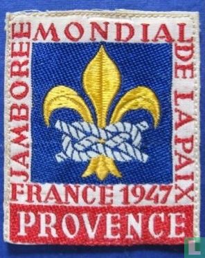 Participants badge 6th World Jamboree - Provence
