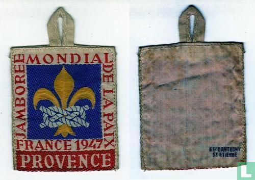 Participants badge 6th World Jamboree - Provence