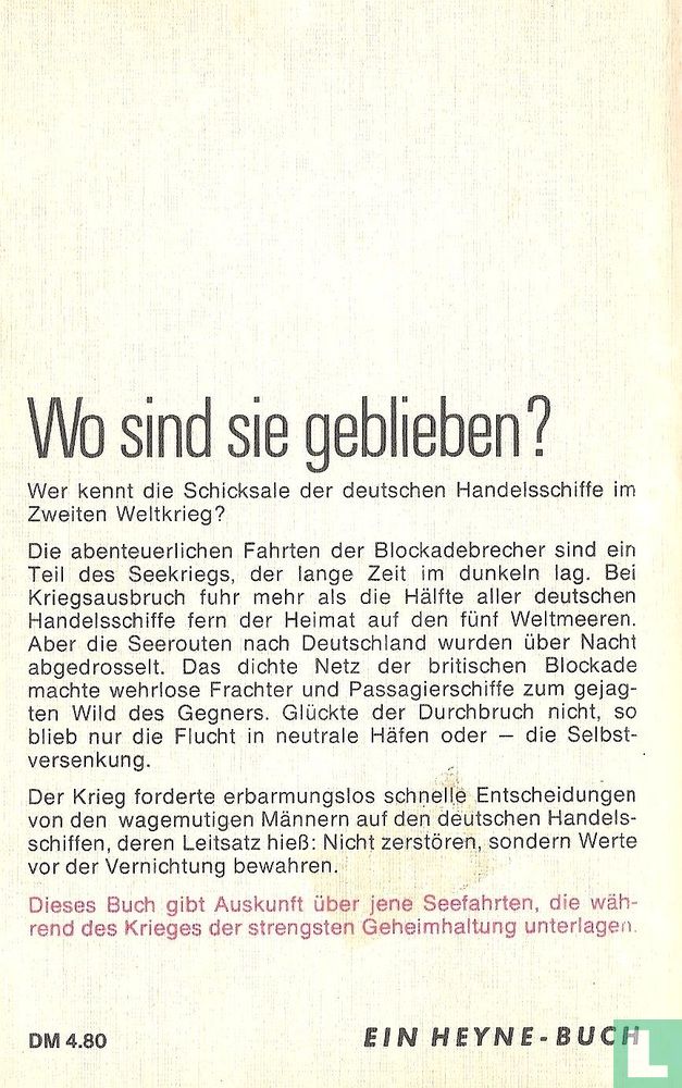 Schwarze Schiffe, Weite See