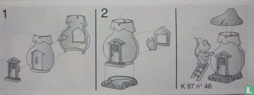 Mushroom house with mouse