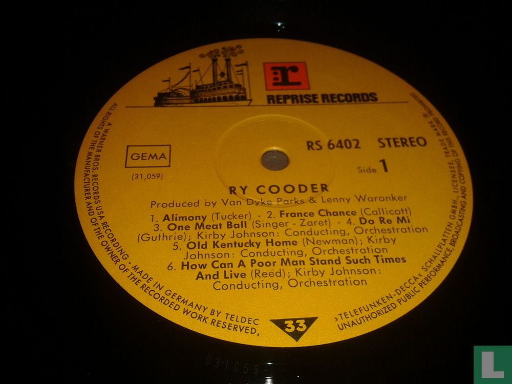 Ry Cooder 
