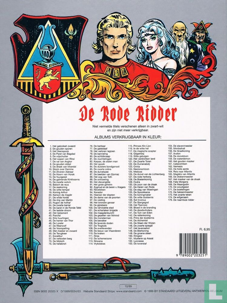 De naamloze ridder 175 (1999) Rode Ridder, De [Vandersteen] LastDodo