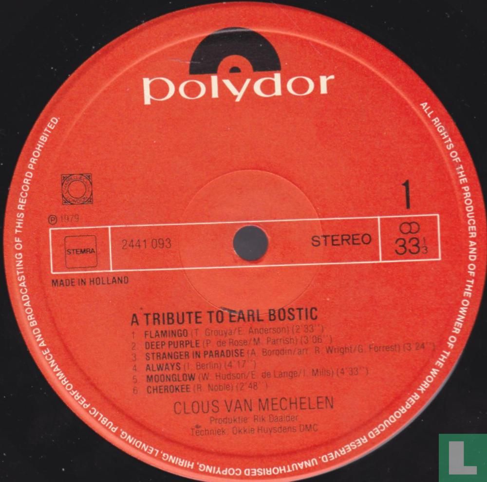A Tribute to Earl Bostic