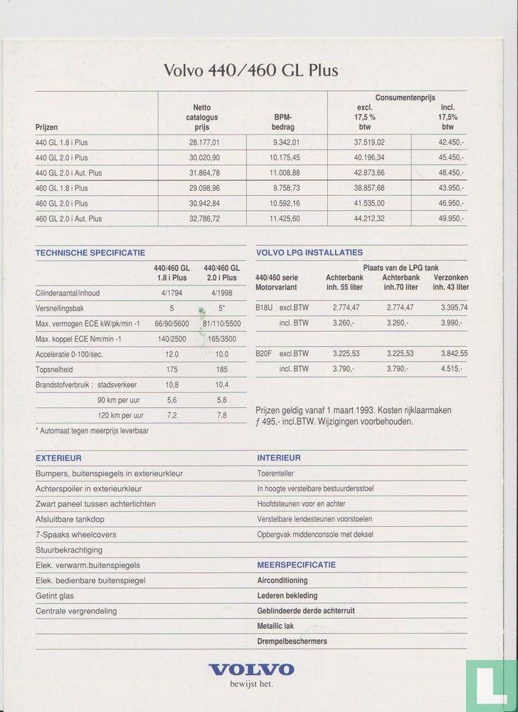 440/460 GL Plus