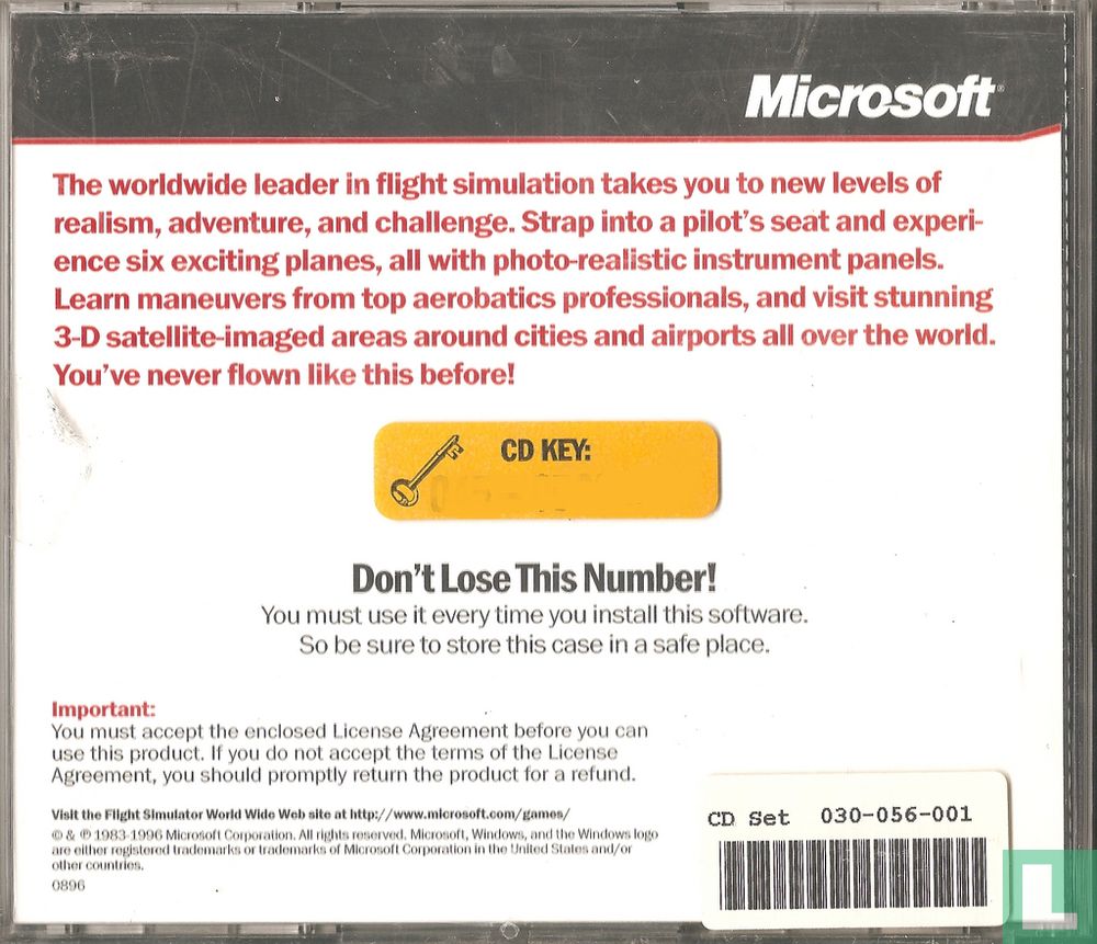 Microsoft Flight Simulator for Windows 95 Version 6.0