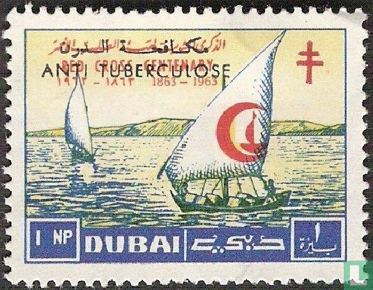 Red Cross with overprint