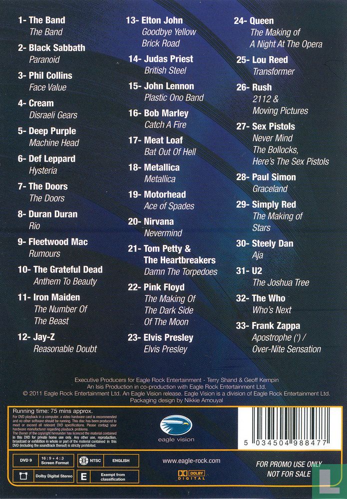 The classic albums dvd sampler DVD (2011) - DVD - LastDodo