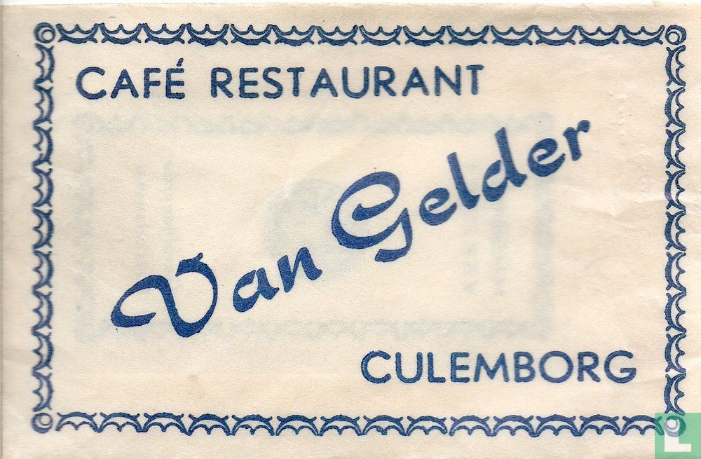 Café Restaurant Van Gelder