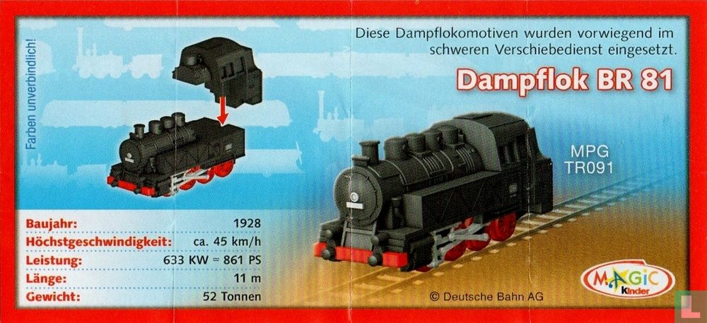 Dampflok BR 81