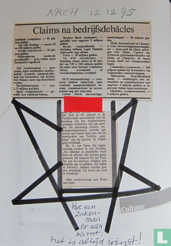 Typographic composition and collage