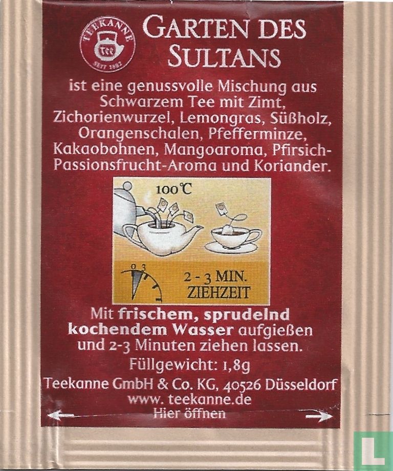 Garten des Sultans (2005) - Teekanne - LastDodo