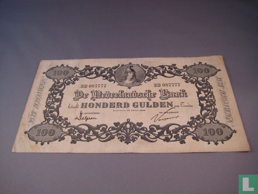 100 guilder Netherlands 1860