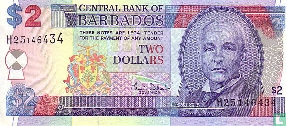 BARBADE 2 Dollars