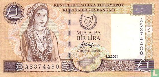 Zypern 1 Pound 2001