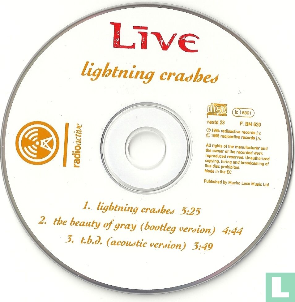 Lightning crashes