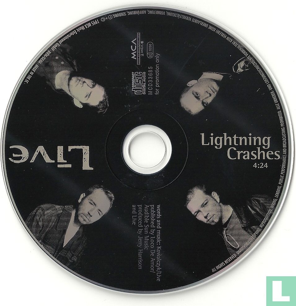 Lightning crashes