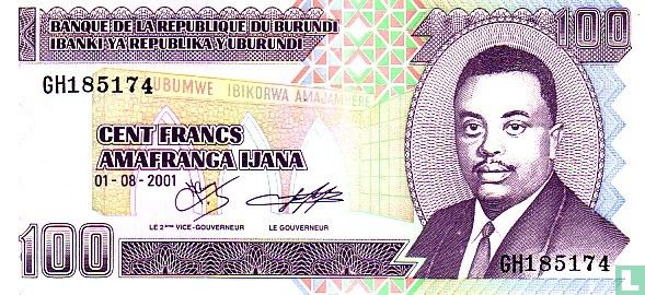 Burundi 100 francs