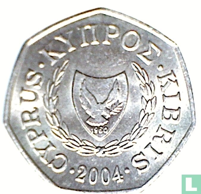 Chypre 50 cents 2004