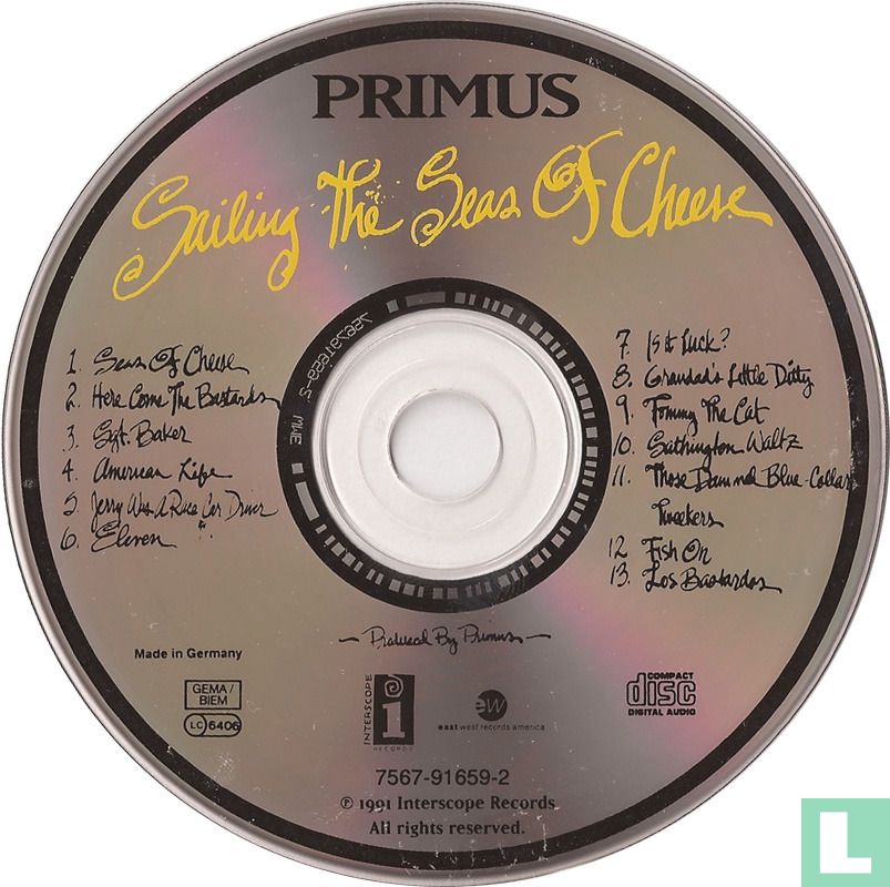 Sailing the Seas of Cheese CD 7567-91659-2 (1991) - Primus - LastDodo
