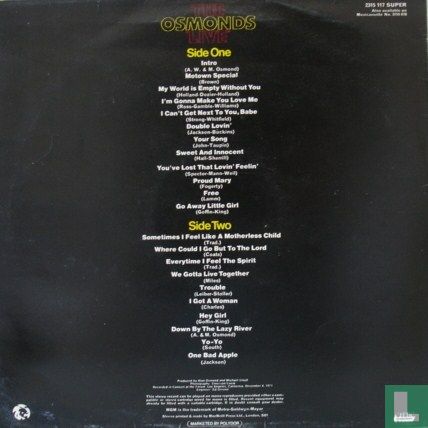 The Osmonds "Live”  
