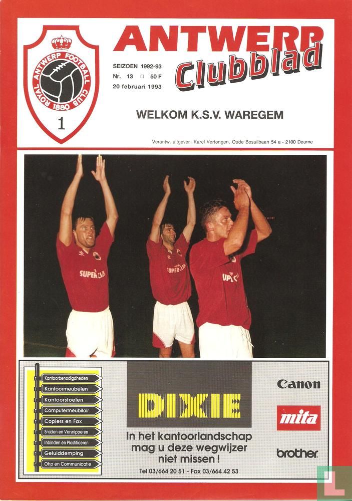 Antwerp - K.SV.Waregem