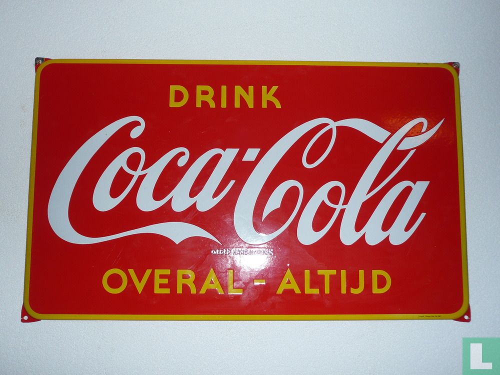 racket Opvoeding tv station Drink Coca-Cola overal - altijd - Coca-Cola - LastDodo