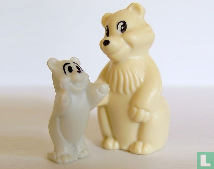 Polar bear with cub