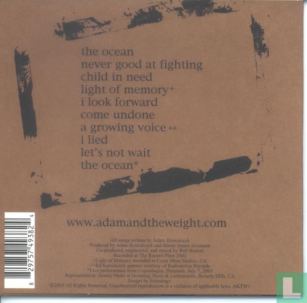 Adam and the weight