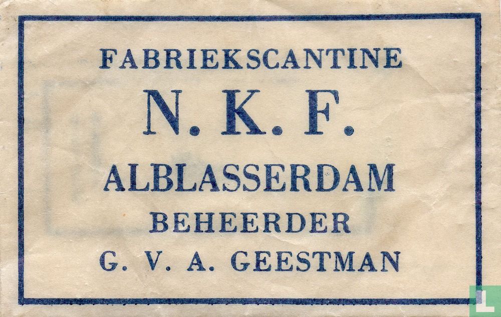 Fabriekscantine N.K.F.