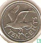 Barbade 10 cents 1995