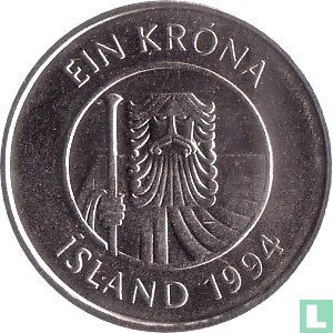 Islande 1 króna 1994