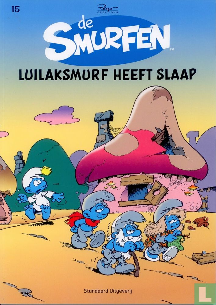 Luilaksmurf heeft slaap