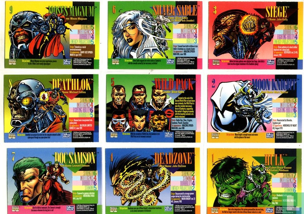 Complete set (180 cards)