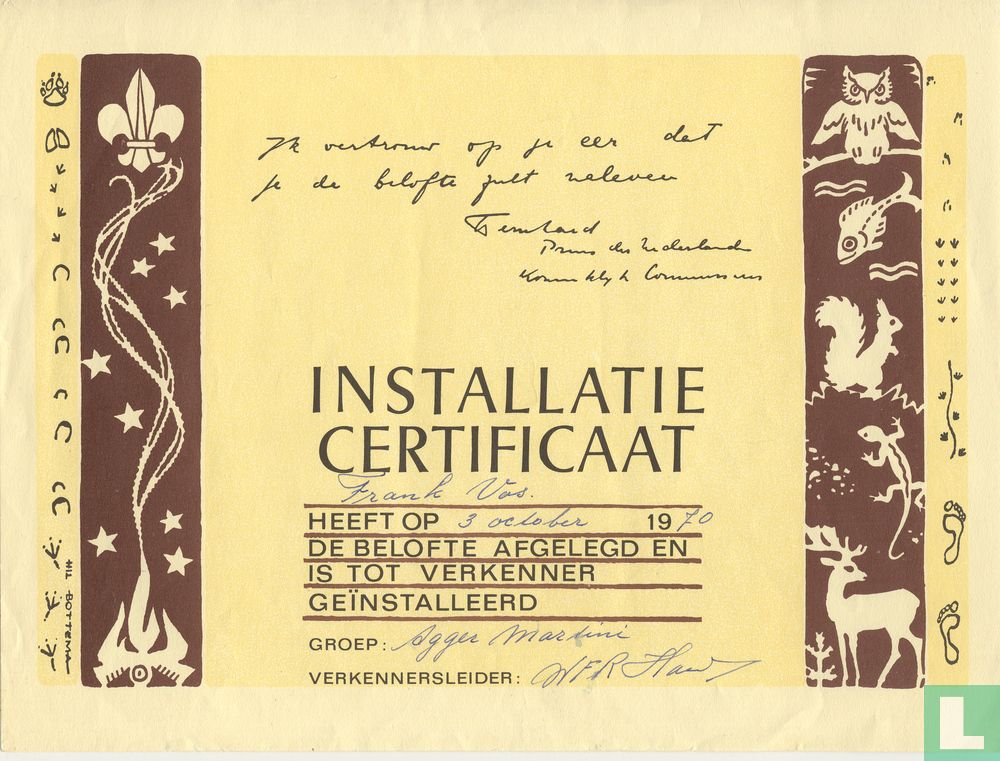 Installation Certificate Explorer
