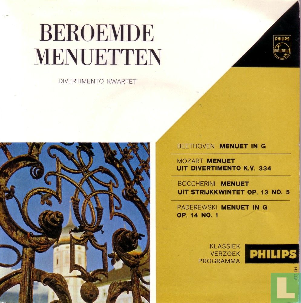 Beroemde menuetten