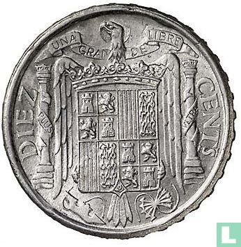 Spanien 10 Centimo 1940 (PLUS)
