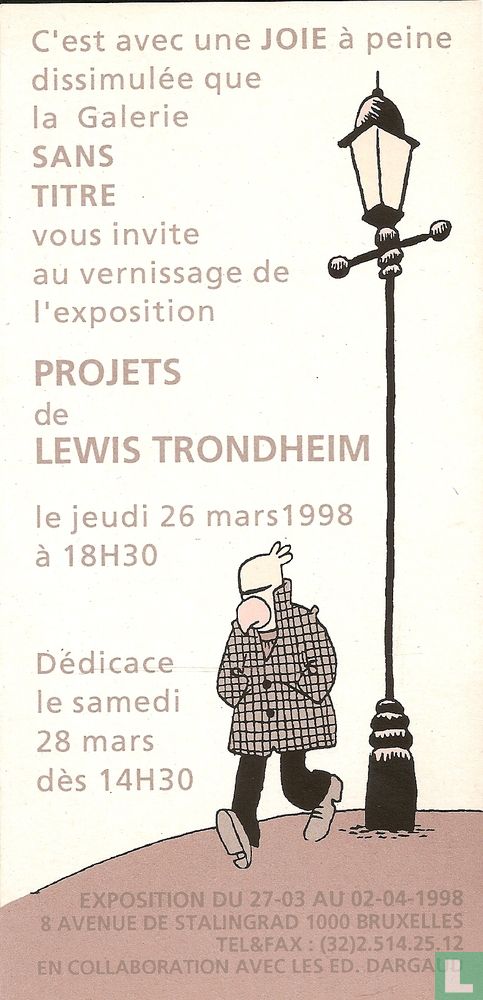 Projets de Lewis Trondheim