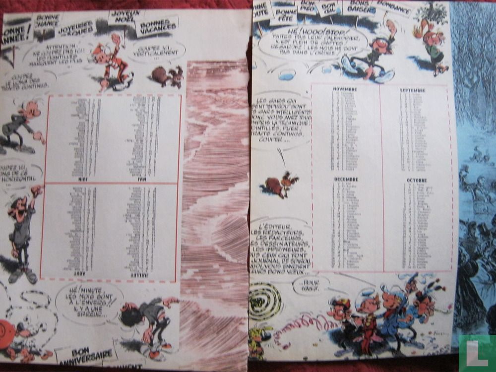 Calendrier 1967