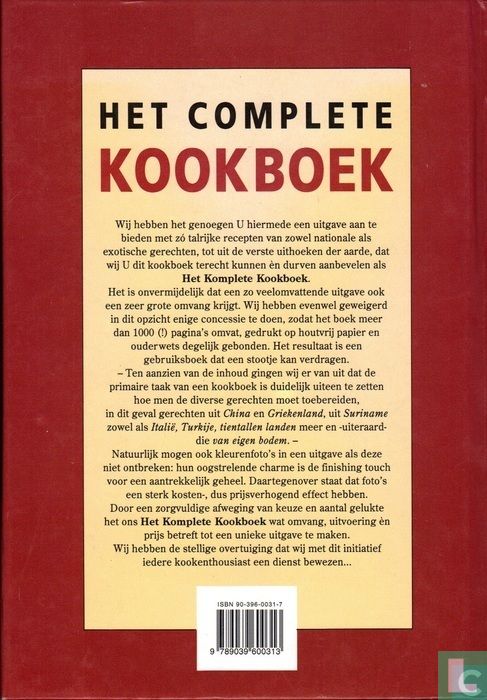 Het complete kookboek