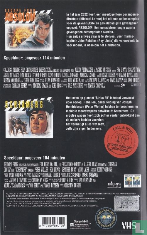 Escape from Absolom + Screamers