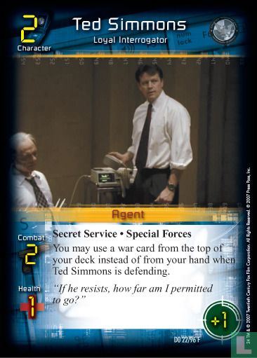 Ted Simmons - Loyal Interrogator