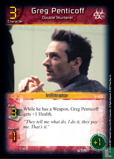 Greg Penticoff - Double Murderer