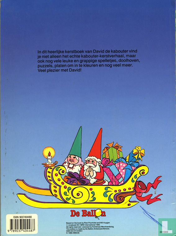 Kerstboek van David de kabouter