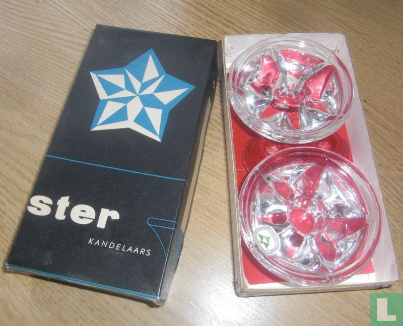 Set mit 2 Sternkerzenhaltern